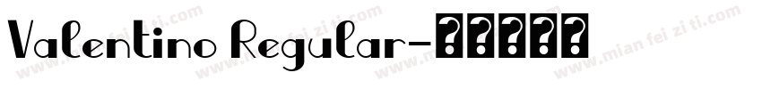 Valentino Regular字体转换